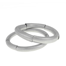 Load image into Gallery viewer, Pair Of Aluminum Segmented Bangles
